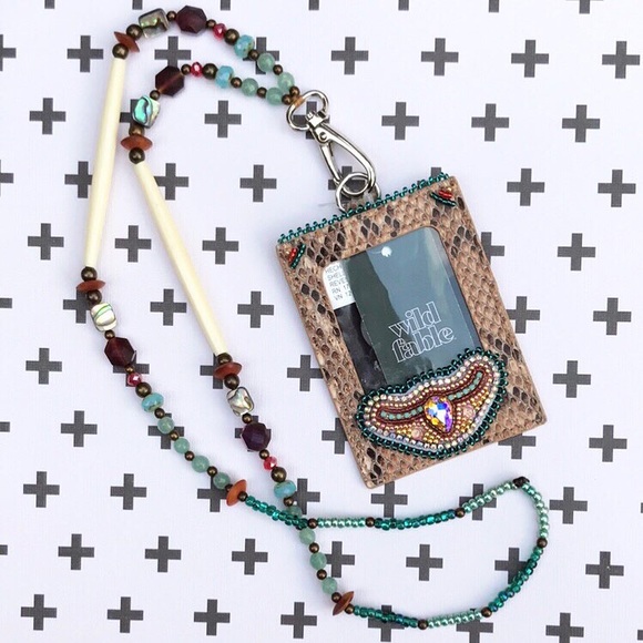 Jewelry - Native American Beaded ID Lanyard Jewelry - Native American Beaded ID Lanyard